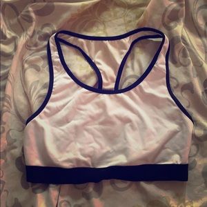 Black and White Sports Bra